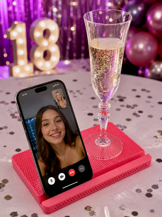 18th Birthday TriTex Phone Coaster