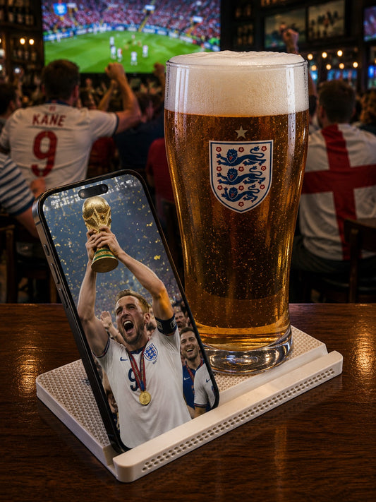 World Cup 2026 England TriTex Phone Coaster